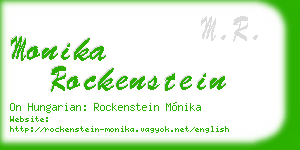 monika rockenstein business card